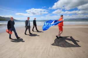 BEACHES Unveiling of Blue Flag at Rossbeigh Beach