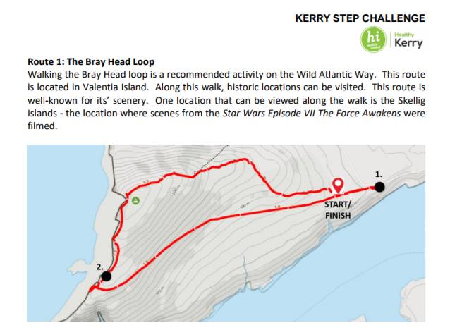 Bray head loop walk Map